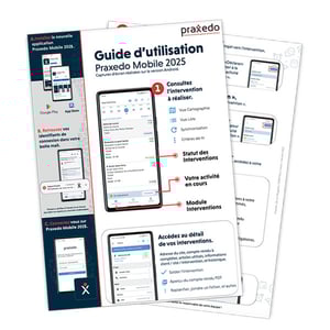 Guide d'utilisation Praxedo Mobile 2025